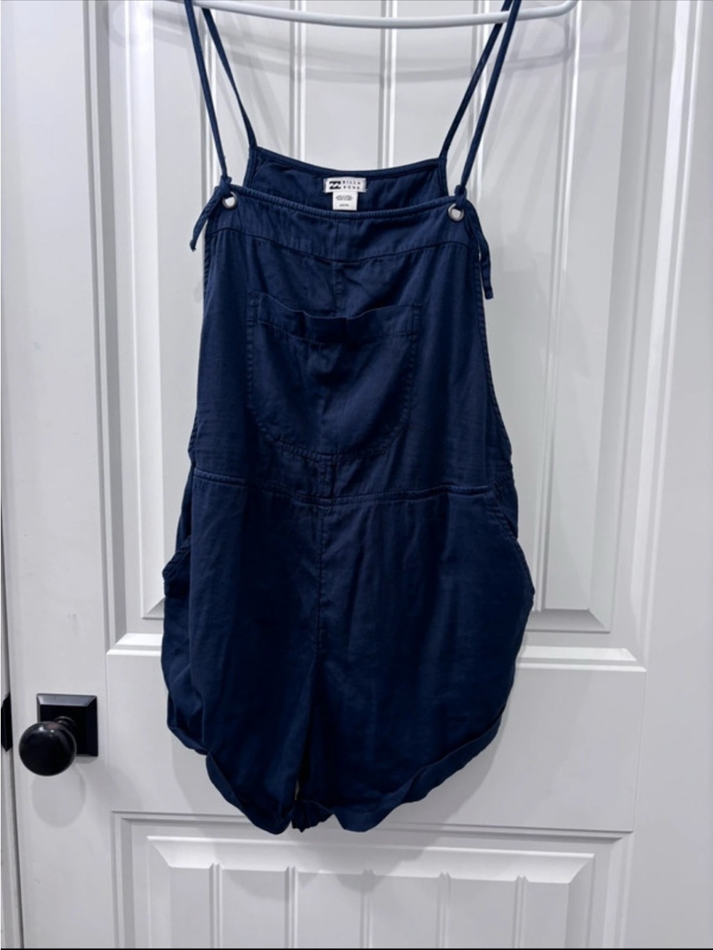 Billabong Navy Blue Casual Shortalls